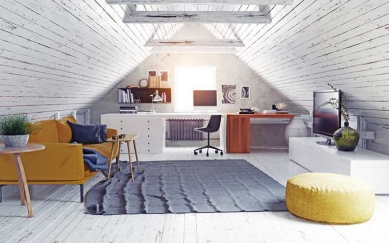 Attic conversion can offer a private space for teenagers, or a home office. Photograph: iStock