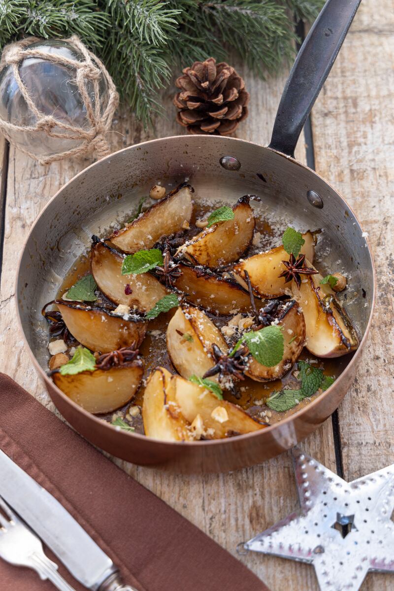 Sweet & Sour turnips. Photograph: Harry Weir