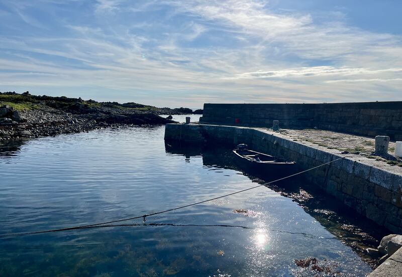 The harbour at Mason Island, Connemara. Photograph: Simon Carswell