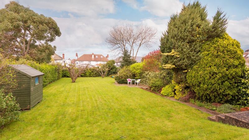 The 28m-long back garden at 39 Greenfield Road