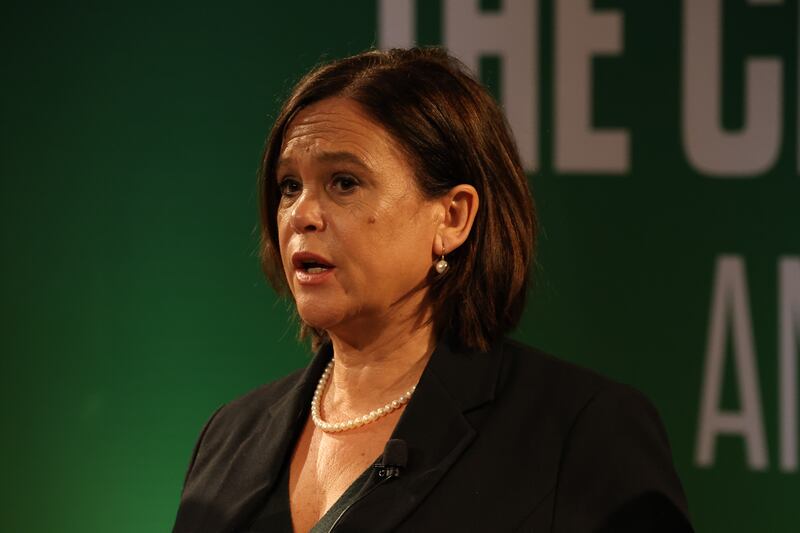 Sinn Féin leader Mary Lou McDonald ordered a full governance review of the party last month. Photograph: Stephen Collins/Collins Photos