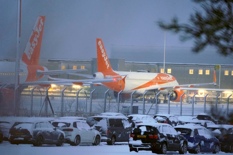 Liverpool's John Lennon Airport on Sunday. Photograph: Peter Byrne/PA Wire