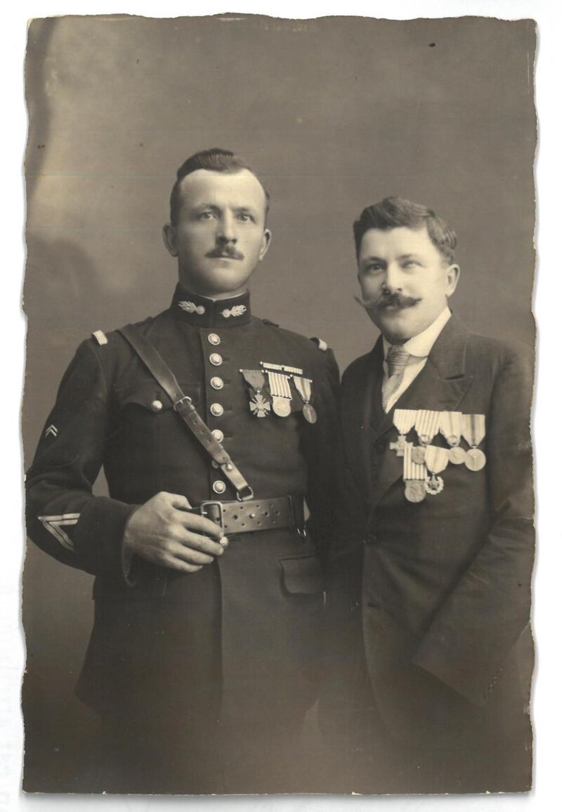 Louis  and Émile Frère  from the Somme were both wounded in the first World War. Louis’s grandson Dominique now works at the Historial de la Grande Guerre in  Péronne