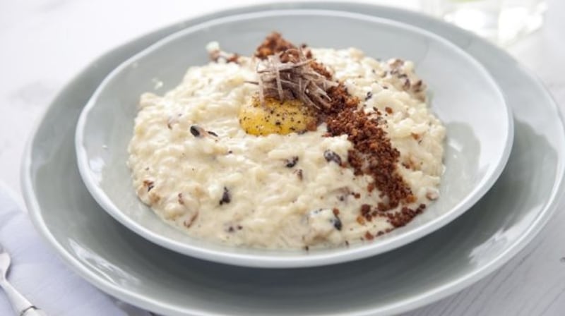 Gary O’Hanlon’s cauliflower risotto with a few cheffy flourishes