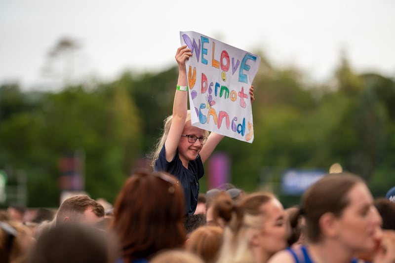 Fans at the Dermot Kennedy concert at Marlay Park, Dublin. Photograph: Barry Cronin/The Irish Times