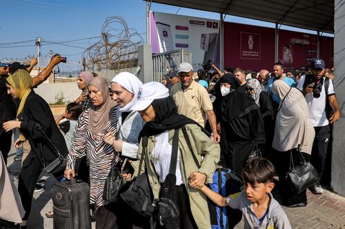 Fierce fighting reported in Gaza City’s outskirts as foreign nationals and injured Palestinians leave in first evacuation