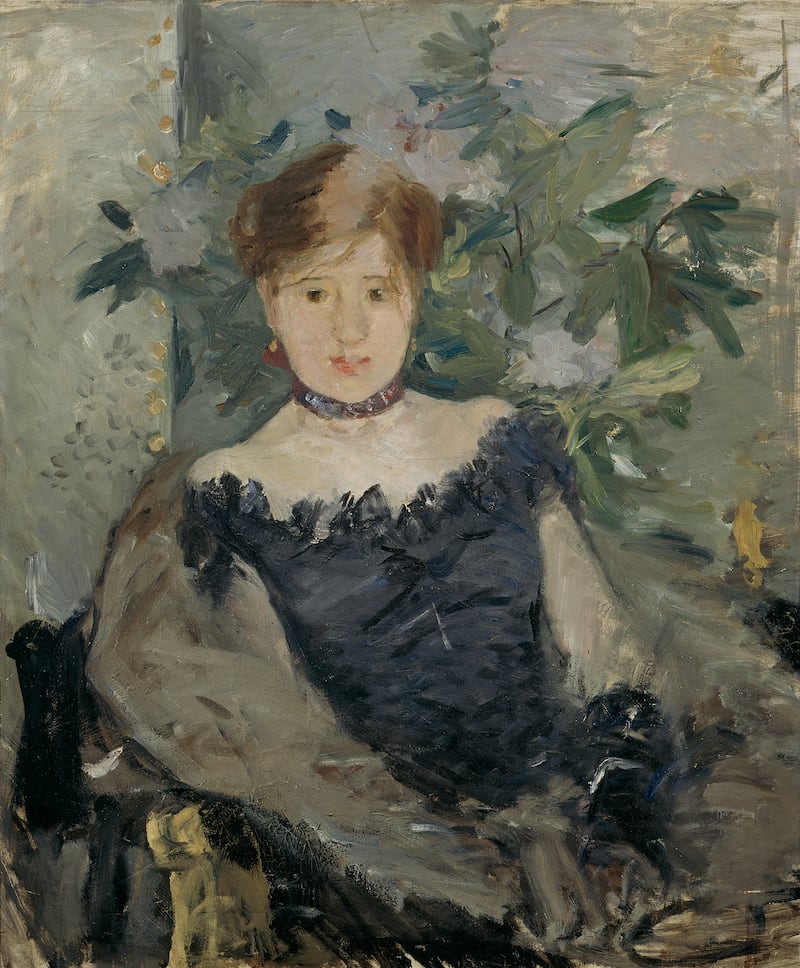 Berthe Morisot (1841-1895). Le Corsage Noir, 1878, oil on canvas, National Gallery of Ireland Collection