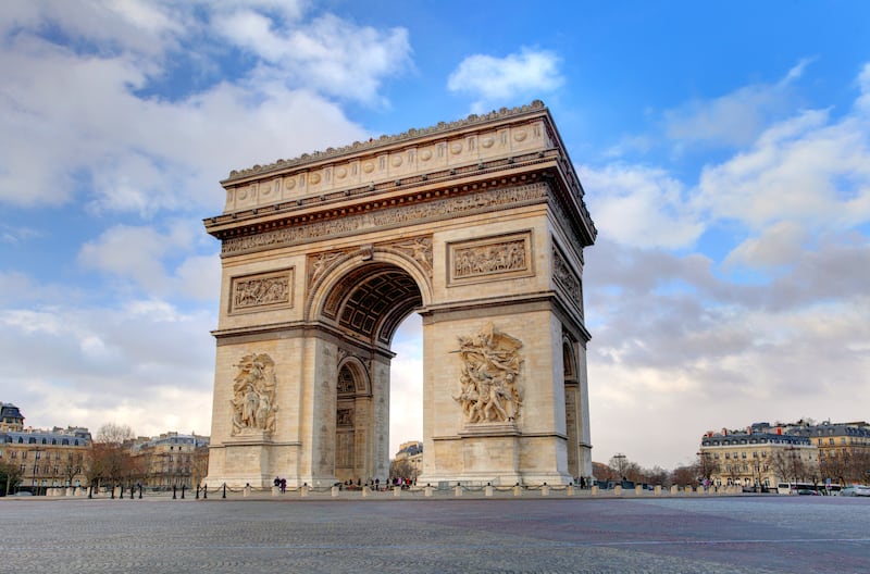 Soak in the views from the Arc de Triomphe. Photograph: iStock