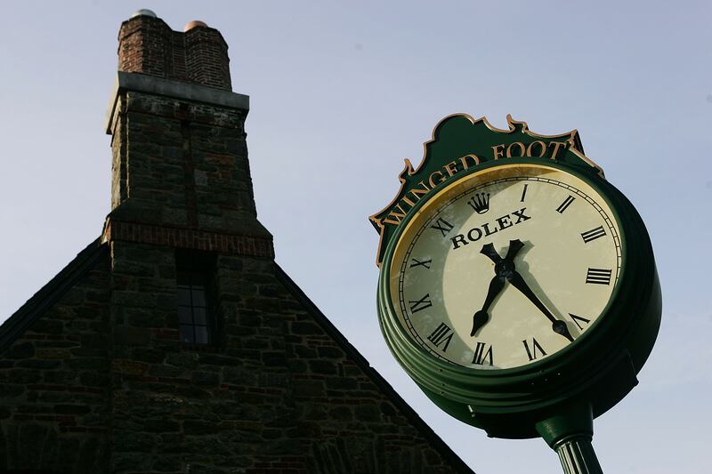 The Winged Foot clubhouse during the Wednesday practice round for the 2006 US Open Championship at Winged Foot Golf Club. Photograph: Scott Halleran/Getty Images