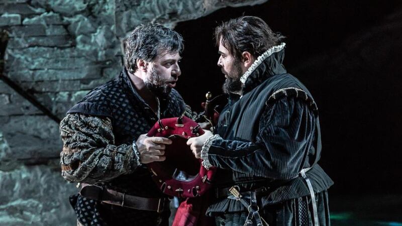 Wexford Festival Opera: Rubens Pelizzari and Alessandro Luciano in Il Bravo. Photograph: Clive Barda/ArenaPal