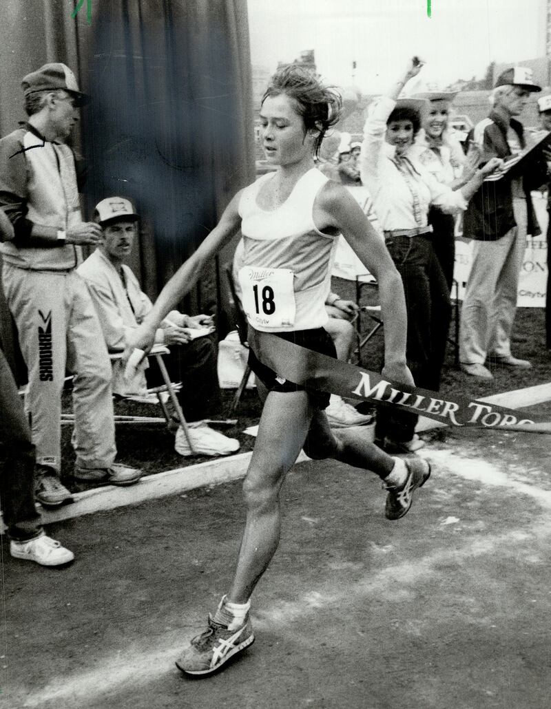 Carey May running in Canada. Photograph: John Mahler/Toronto Star via Getty