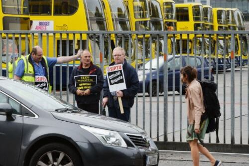 Dublin Bus strike: Heavy traffic on routes from  city centre