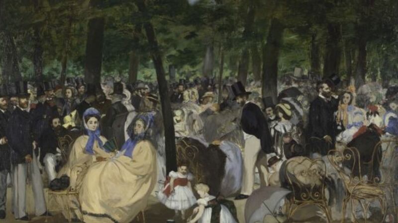 Le Concert aux Tuileries, by Édouard Manet, another painting in the collection.