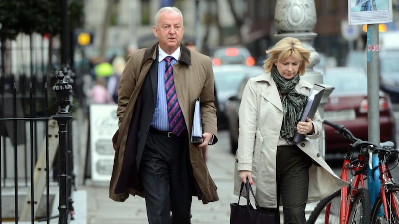 Barry O’Brien of the HSE, arriving at Leinster House to attend the Public Accounts Committee (PAC) hearing, today. Photograph: Eric Luke / The Irish Times