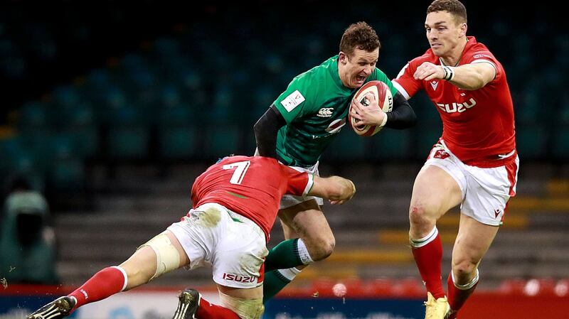 Billy Burns starts at outhalf in the absence of Johnny Sexton. Photograph: Tommy Dickson/Inpho