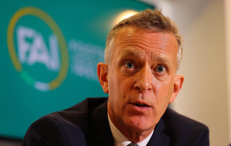 FAI chief executive Jonathan Hill. It was obvious heading to the World Cup that Pauw’s personality and her my-way-or-the-highway approach was running out of road, both with the players and with her employers. Photograph: Ryan Byrne/Inpho