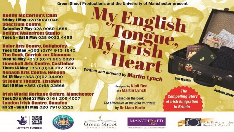 “Martin and I decided to tour the play to counties in the west of Ireland – Donegal, Leitrim, Mayo, Tipperary, Kerry – that have known emigration for centuries, before taking it to two English cities with large and long-established Irish-born and Irish-descended populations”