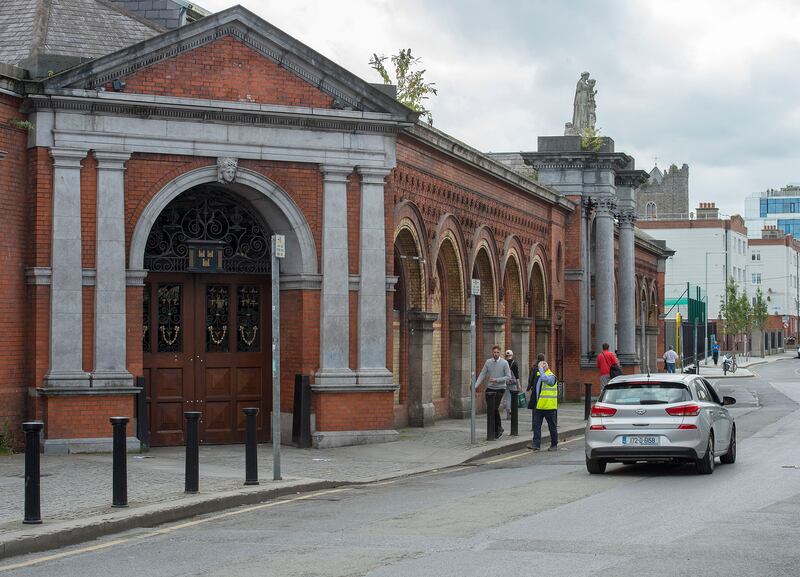 The historic Fruit Market in Smithfield in Dublin, which is undergoing renovation. Photograph: Dave Meehan