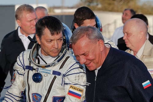 Russian cosmonaut sets world record for most time spent in space