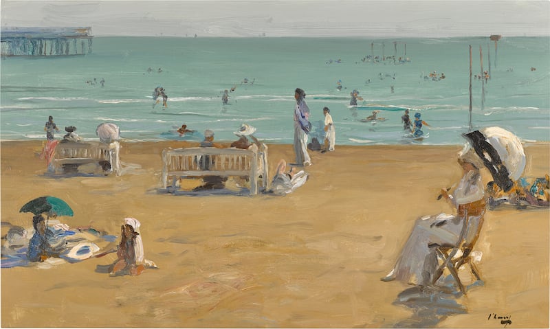 The Bathing Hour, Lido, Venice by John Lavery