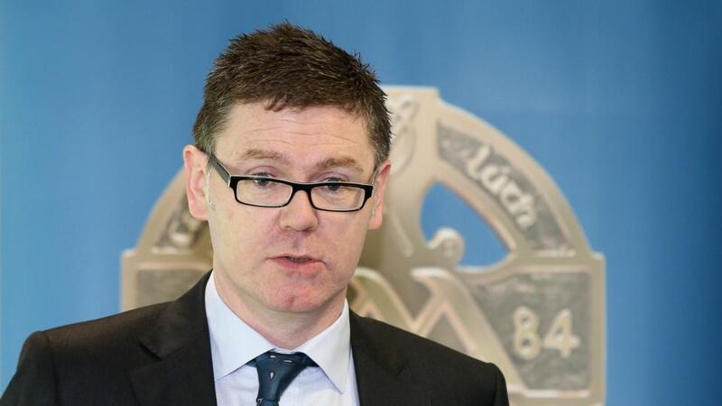 GAA Finance Report Media Briefing, Croke Park - GAA Finance Director Tom Ryan. Photograph: Cathal Noonan/Inpho