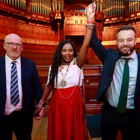 Maasai woman and Derry girl: Lilian Seenoi-Barr vows to be a mayor for all as she takes up chain of office