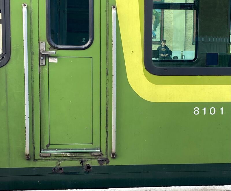 Signs of corrosion around the driver's cab door on a member of the original Dart fleet. 