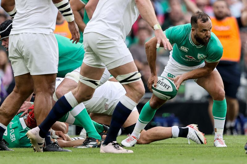 Ireland's Jamison Gibson-Park. Photograph: Ben Brady/Inpho