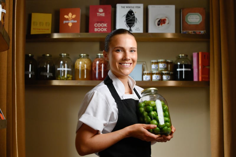 Anna Hevers, chef de partie at Goldie, Cork. Photograph: David Jones