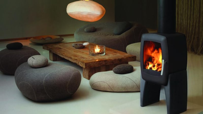 Freestanding wood-burning stove from Fenton Fires, €1,715