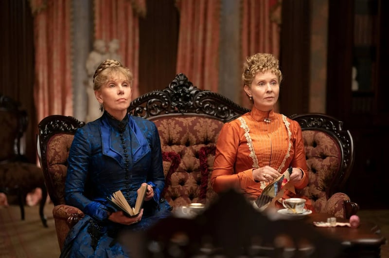 Christine Baranski employs one of her signature expressions in The Gilded Age. Photograph: HBO