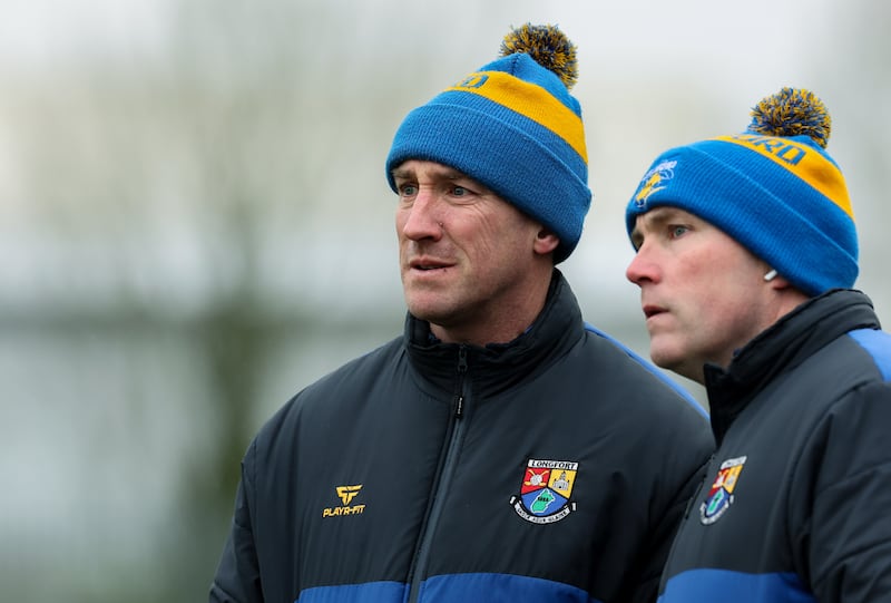 Longford manager Paddy Christie. Photograph: Inpho/Lorraine O’Sullivan