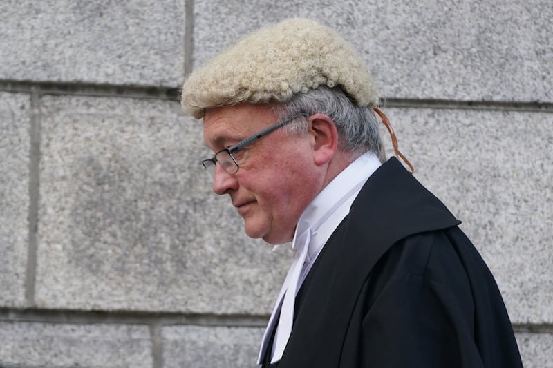 Conor McGregor case: Mr Justice Alexander Owens outside the High Court in Dublin. Photograph: Brian Lawless/PA Wire 