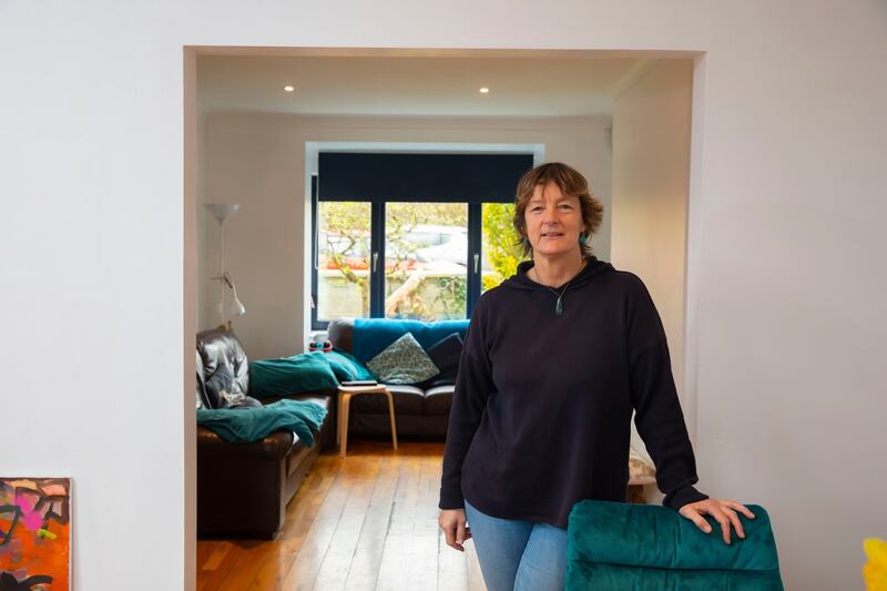 19/03/2022. Grace O'Sullivan MEP, Feature in Home + Design of Grace's house, Tramore, Co. Waterford which she has substantially retrofitted, Grace has allowed more light throgh the property. Picture: Patrick Browne