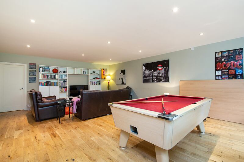 Basement games room