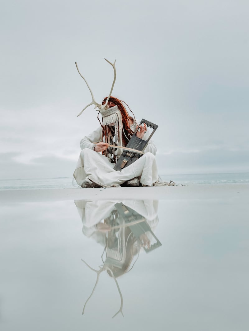 Heilung begin each concert with a chant: 'Remember that we all are brothers.' Photograph: Gard Nicolas Svalestuen