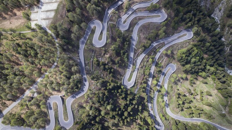 Picturesque: we put the Lexus LC to the test on the Maloja Pass in the Alps,  twisting ascent up 2,000 metres is done on a magically smooth road