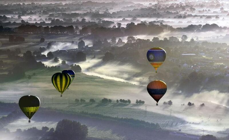 Hot air ballooning. Photograph: Brenda Fitzsimons