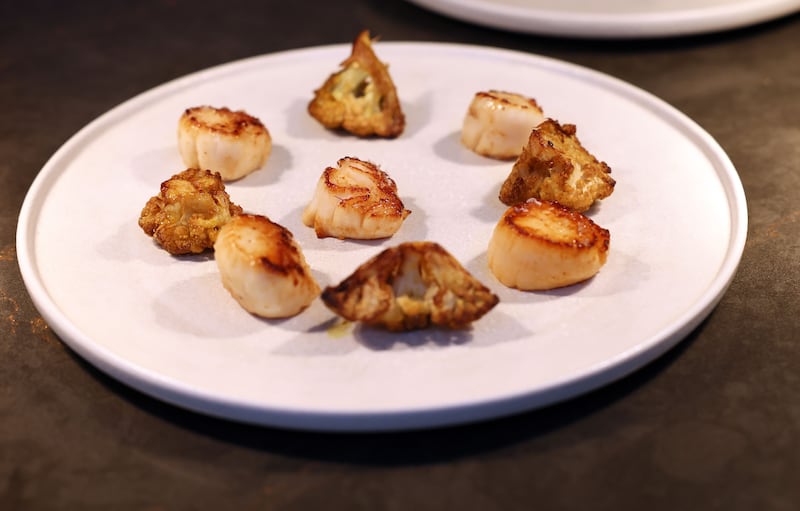 Scallops, ready to serve. Photograph: Stephen Davison