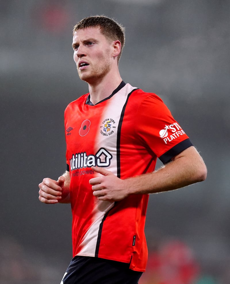 Luton Town's Mark McGuinness earned a recall to the Ireland squad as cover for the injured Robbie Brady. Photograph: Mike Egerton /PA 