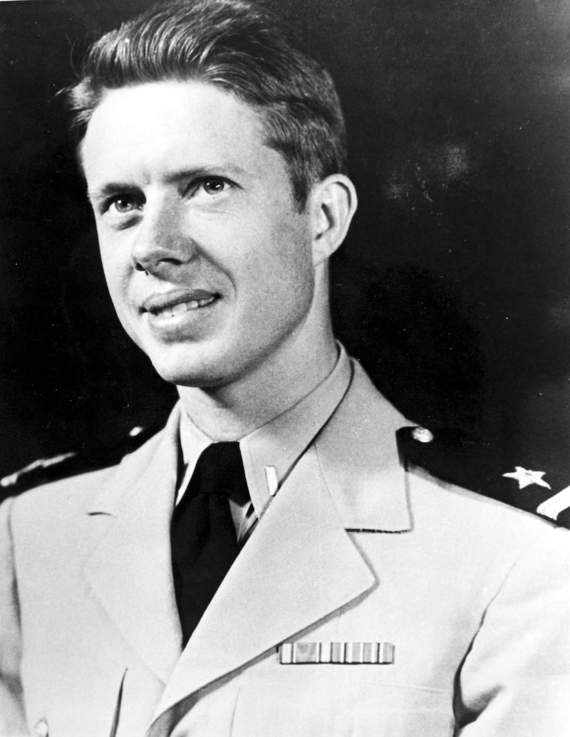 Future US president Jimmy Carter as an ensign during the second World War. Photograph: PhotoQuest/Getty Images