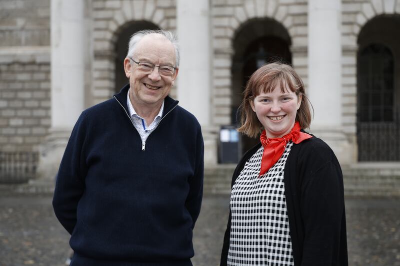 Prof Michael Shevlin and Sadbh Feehan, who work at the Trinity Centre for People with Intellectual Disabilities. Photograph: Nick Bradshaw