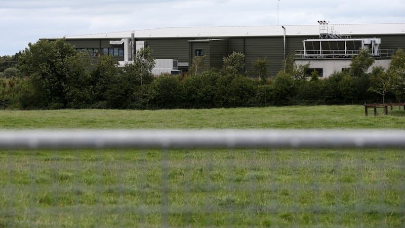 The Brady’s  Ham plant  in Timahoe, Co Kildare where production has stopped after one quarter of the staff tested positive for coronavirus. Photograph: Laura Hutton/The Irish Times.