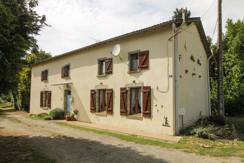 A three-bedroom farmhouse in rustic France