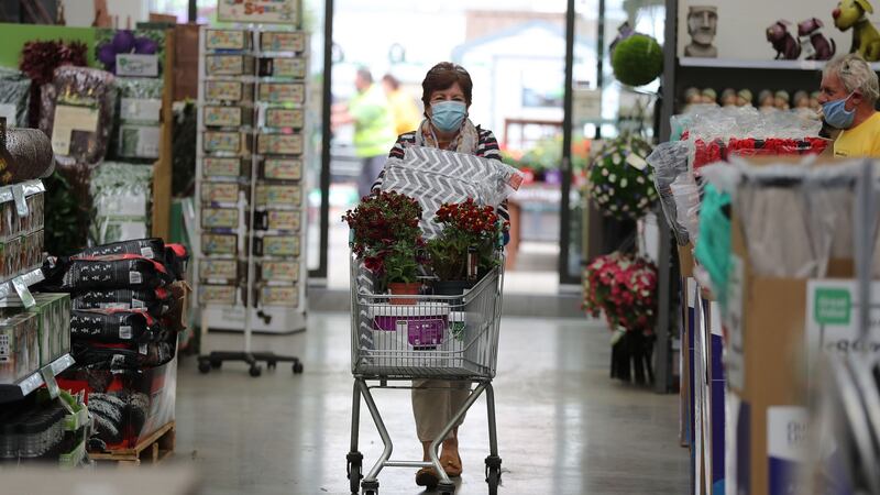 Treasa Dunne shopping in Woodies, Bray, Co Wicklow. Photograph: Nick Bradshaw