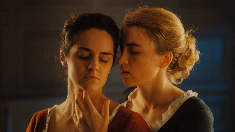 Noémie Merlant and Adèle Haenel in Portrait of a Lady on Fire