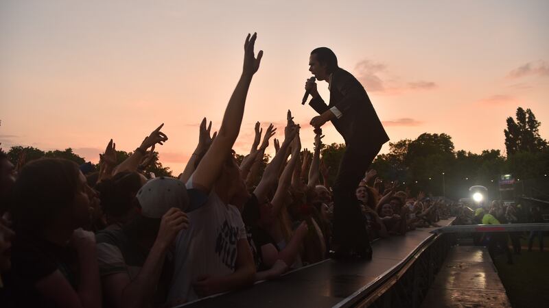 Nick Cave and the Bad Seeds at the All Points Festival, London, on Sunday, June 3rd