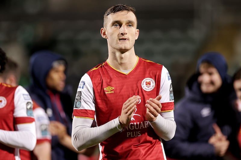 Mason Melia: young St Pat's striker looks destined for a big future in the game. Photograph: Laszlo Geczo/Inpho