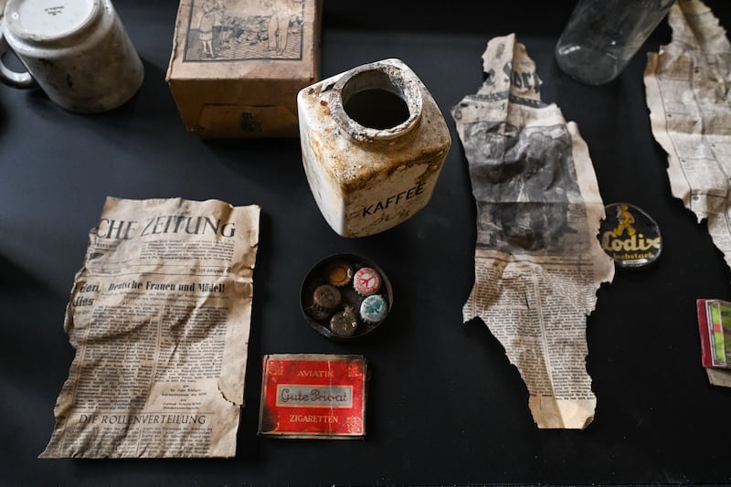 Artefacts in House 88. Photograph: Omar Marques/Getty Images