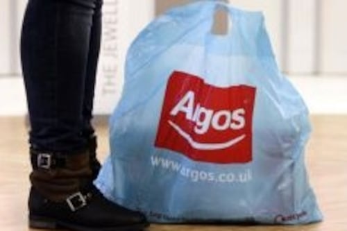 Irish arm of Argos back in black after booking €153m charge last year